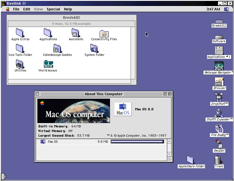 macintosh system 7 emulator