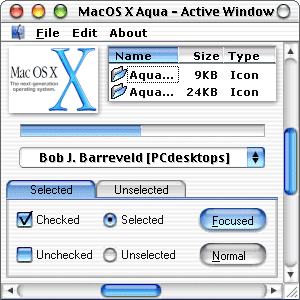 MacOS X Aqua
